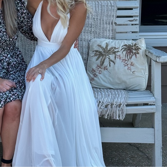 White Maxi Dress - Picture 1 of 6
